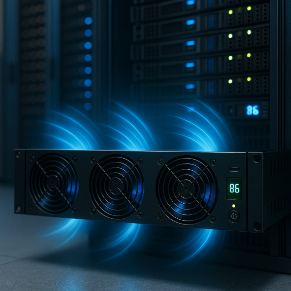 SilentPro 1U Rack Cooling Fan System