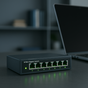 8-Port Gigabit Network Switch (Metal, Fanless)